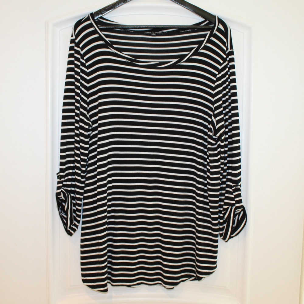 Cable & Gauge striped tunic (women’s XL)